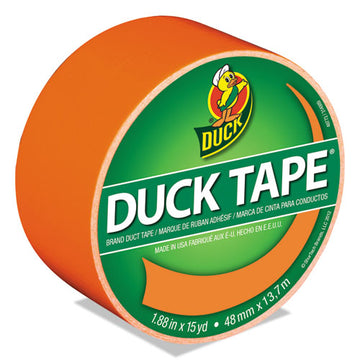 Duck® Colored Duct Tape, 3" Core, 1.88" X 15 Yds, Neon Orange freeshipping - TVN Wholesale